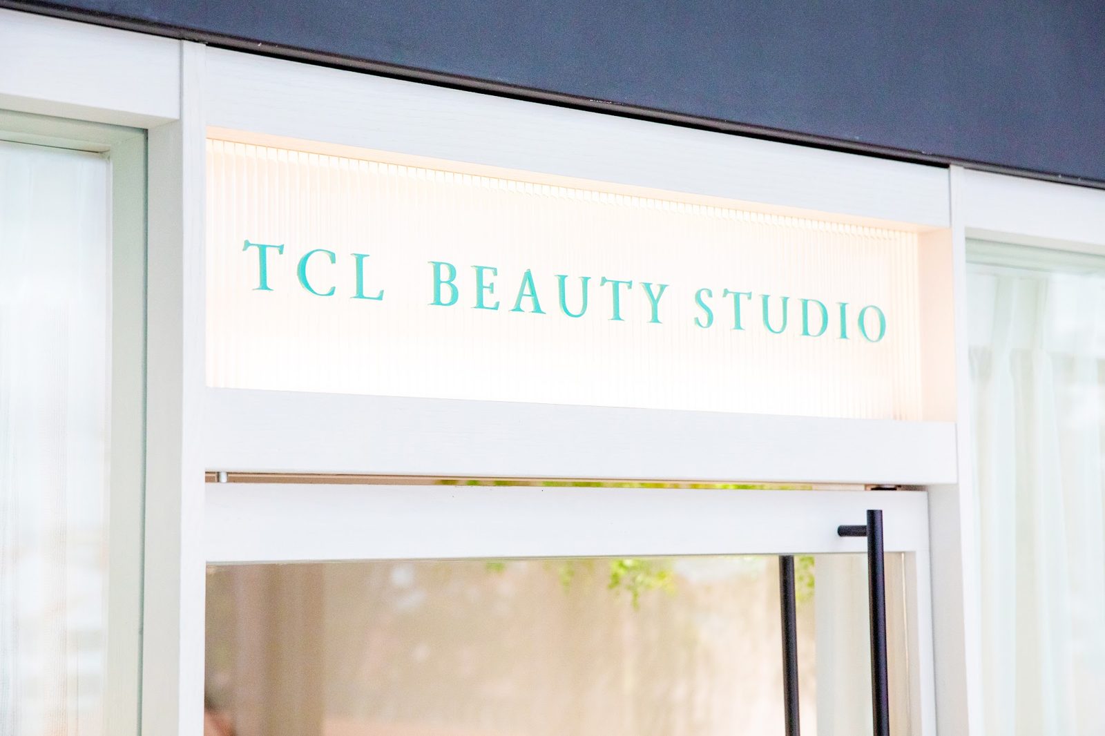 The TCL Beauty Studio shopfront sign